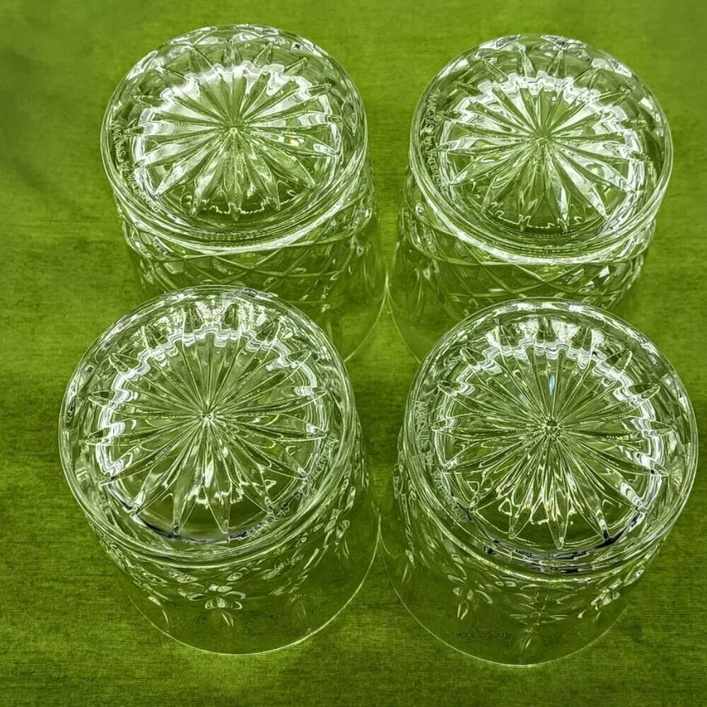 Set of 4 Marquis by Waterford Markham Crystal DOF Glasses